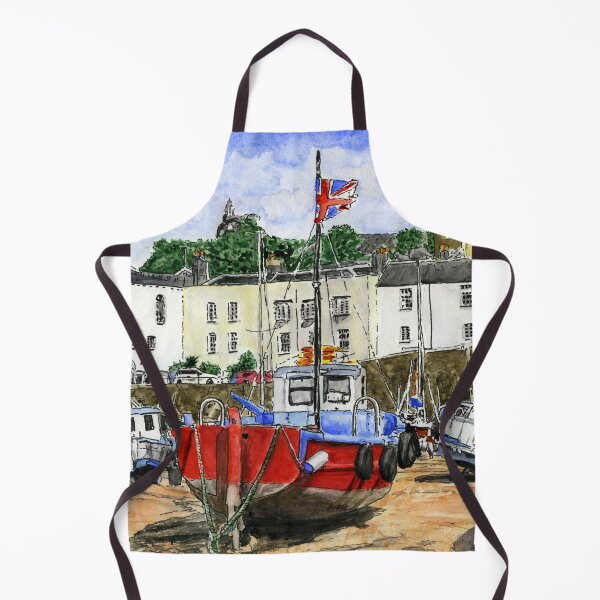 Item preview, Yr Harbwr yn Ninbych-y-Pysgod, Sir Benfro, De Cymru - The Harbour in Tenby, Pembrokeshire, South Wales designed and sold by LymphomaLass.