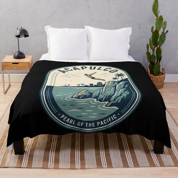 Item preview, Vintage Travel Emblem Acapulco Cliff Diver Mexico designed and sold by k3rstman1.