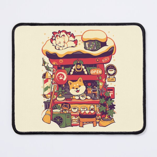 Item preview, Cozy Shiba Café designed and sold by g-a-m-e-o-v-e-r.