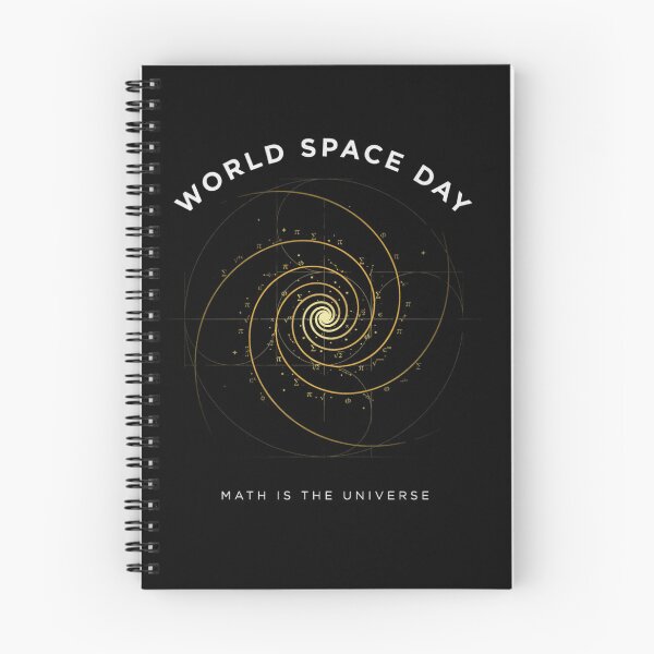 Item preview, World Space Day — Math Is The Universe Golden Ratio Galaxy Spiral T-Shirt V3 designed and sold by DarylWelsh2024.