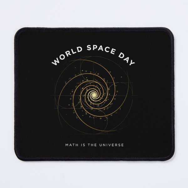 Item preview, World Space Day — Math Is The Universe Golden Ratio Galaxy Spiral T-Shirt V3 designed and sold by DarylWelsh2024.