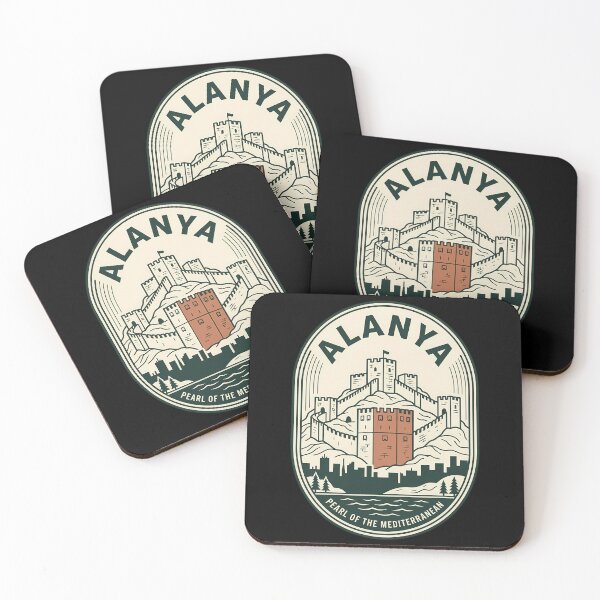 Item preview, Alanya Turkey Vintage Travel Emblem Castle Badge designed and sold by k3rstman1.