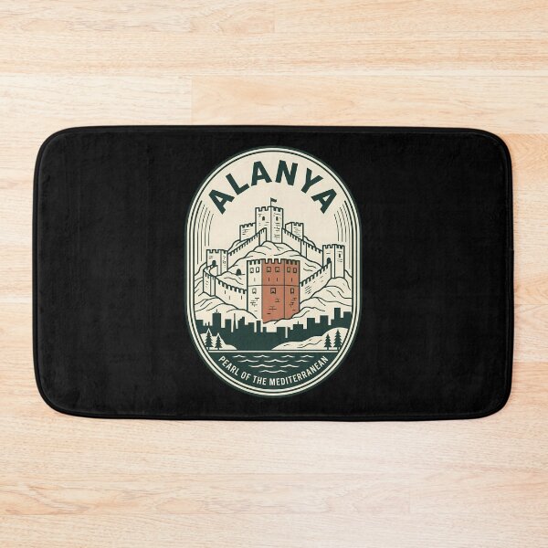 Item preview, Alanya Turkey Vintage Travel Emblem Castle Badge designed and sold by k3rstman1.