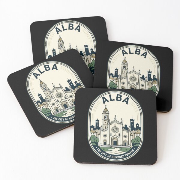 Item preview, Alba Italy City of Hundred Towers Vintage Travel designed and sold by k3rstman1.