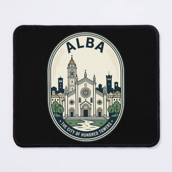 Item preview, Alba Italy City of Hundred Towers Vintage Travel designed and sold by k3rstman1.