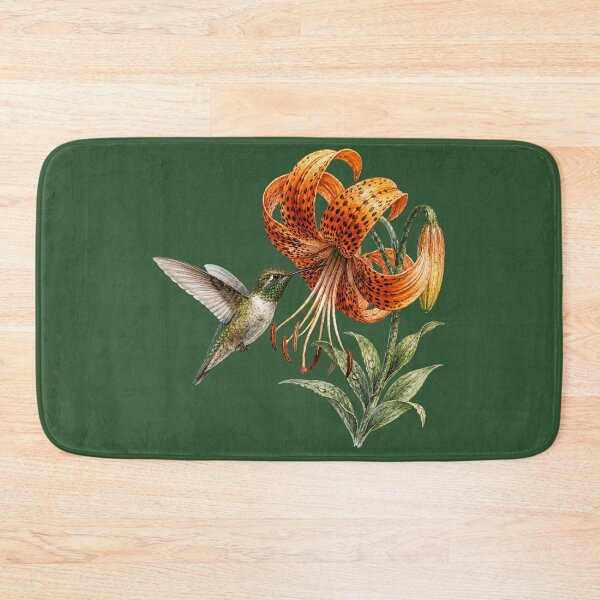 Item preview, Hummingbird & Tiger Lily Watercolor | Botanical Bird Illustration | Cottagecore Garden Art | Nature Lover Gift | Floral Wildlife Design designed and sold by MagicMakerPh⭐⭐⭐⭐⭐.
