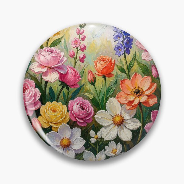 Item preview, Vibrant Garden flowers designed and sold by Judith Murphy.