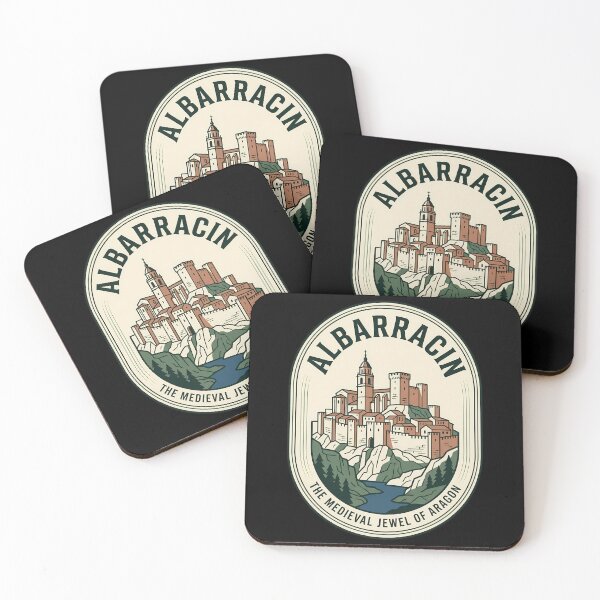 Item preview, Albarracin Spain Vintage Travel Emblem Medieval Aragon designed and sold by k3rstman1.