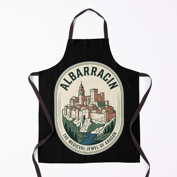 Item preview, Albarracin Spain Vintage Travel Emblem Medieval Aragon designed and sold by k3rstman1.