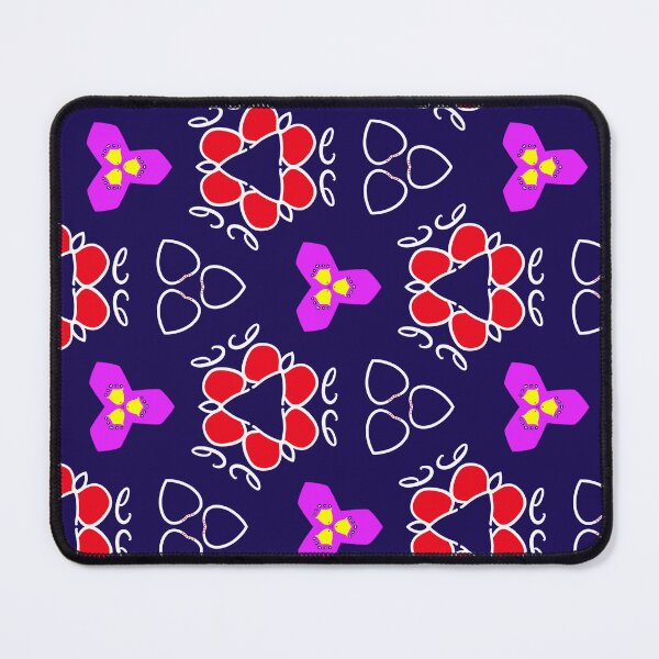 Item preview, Vibrant Navy and Red Be Word Mandala Design designed and sold by Tinsleybluebell.