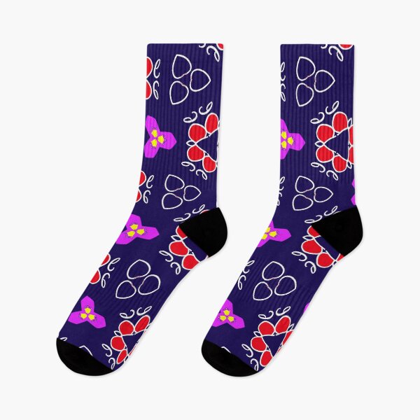 Item preview, Vibrant Navy and Red Be Word Mandala Design designed and sold by Tinsleybluebell.
