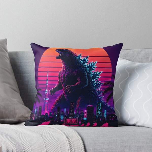 Item preview, Godzilla – Retro Synthwave designed and sold by Day Dreamer.
