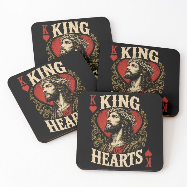 Item preview, Jesus King of Hearts Faith Card Artwork designed and sold by Marblaes00.