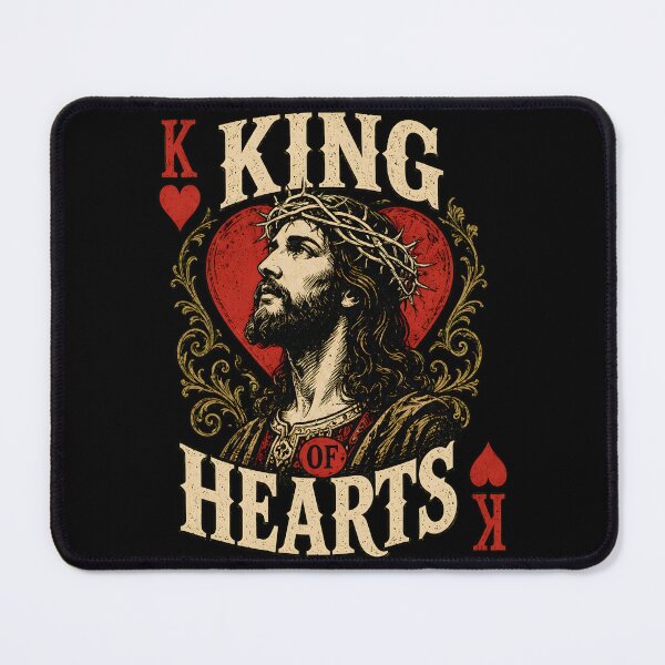 Item preview, Jesus King of Hearts Faith Card Artwork designed and sold by Marblaes00.