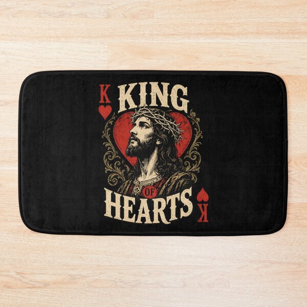 Item preview, Jesus King of Hearts Faith Card Artwork designed and sold by Marblaes00.