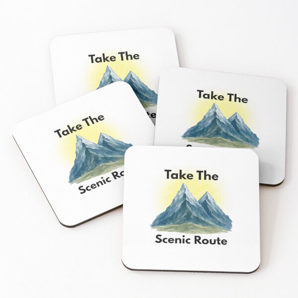 Item preview, Take The Scenic Route - Adventure Quote Series designed and sold by EclairArtShop.