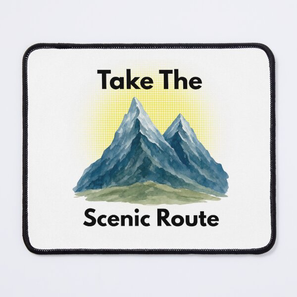 Item preview, Take The Scenic Route - Adventure Quote Series designed and sold by EclairArtShop.