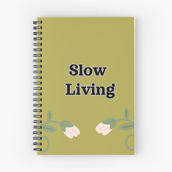 Item preview, Slow living Cottagecore typography  designed and sold by Krishnacre8.