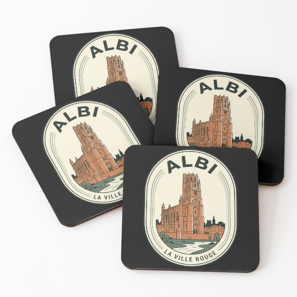 Item preview, Albi France La Ville Rouge Vintage Travel Emblem designed and sold by k3rstman1.