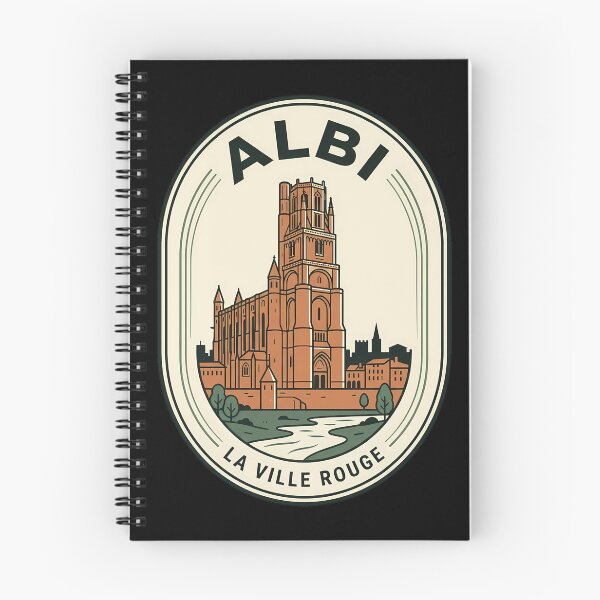 Item preview, Albi France La Ville Rouge Vintage Travel Emblem designed and sold by k3rstman1.
