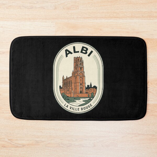 Item preview, Albi France La Ville Rouge Vintage Travel Emblem designed and sold by k3rstman1.
