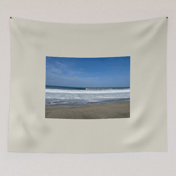 Item preview, Wide band of foam on the summer sandy beach designed and sold by Art of Momenz.