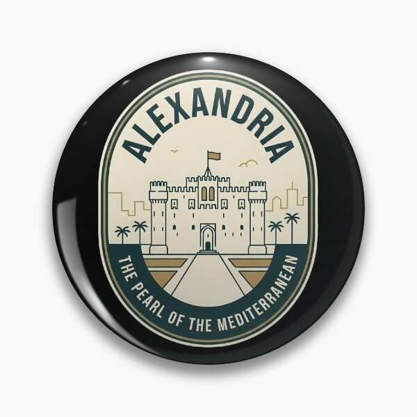 Item preview, Alexandria Egypt Pearl of the Mediterranean Vintage Travel designed and sold by k3rstman1.