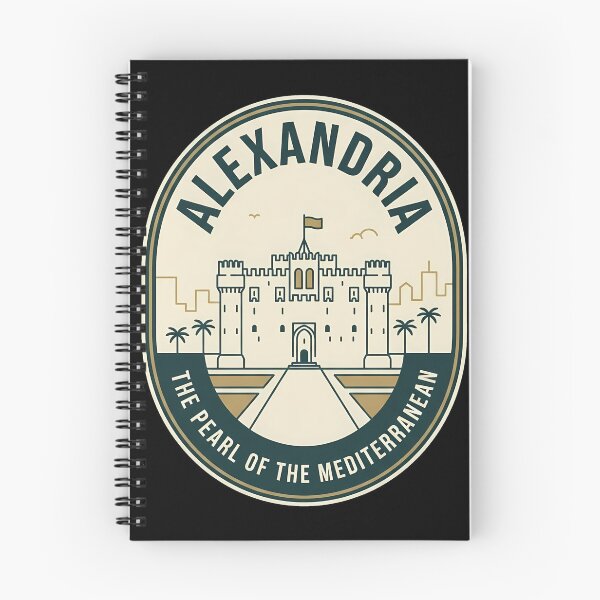 Item preview, Alexandria Egypt Pearl of the Mediterranean Vintage Travel designed and sold by k3rstman1.