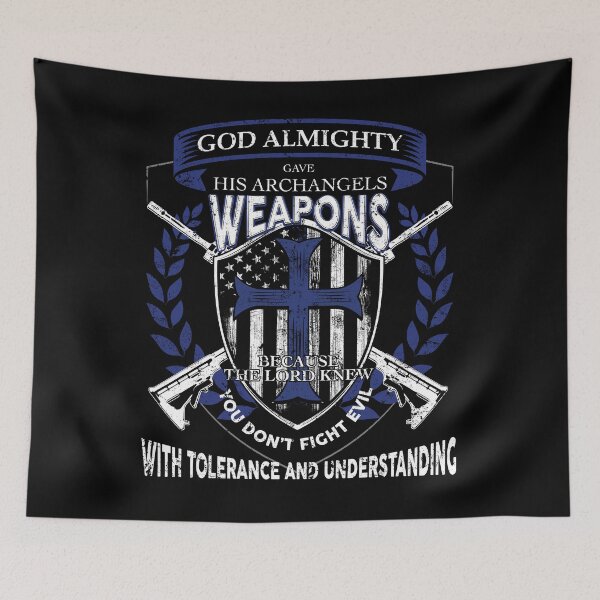 Item preview, God Almighty Police Training Shirt Police In America designed and sold by shoppzee.
