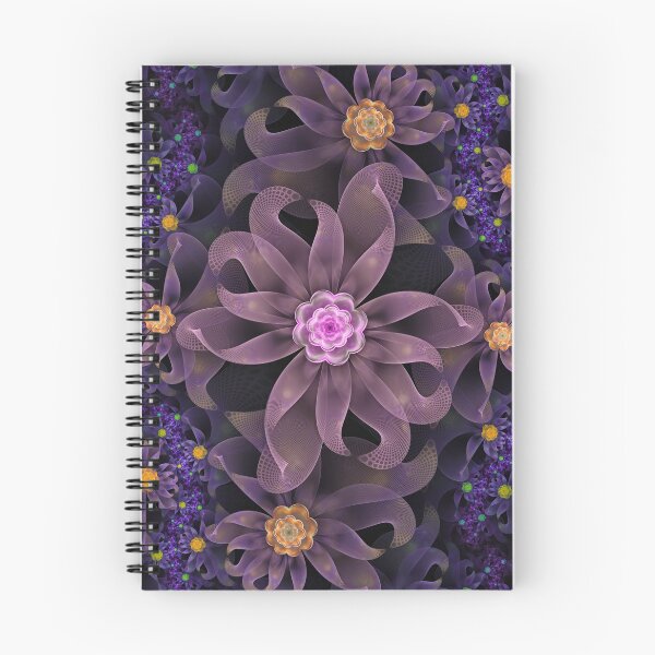 Item preview, UltraViolet Glass Garden of Midnight DahliaFlowers designed and sold by San Jaya Prime.
