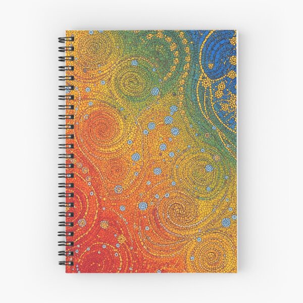 Item preview, Aboriginal Inspired Dot Art - Swirls of Lava and Water designed and sold by GrinGalore.