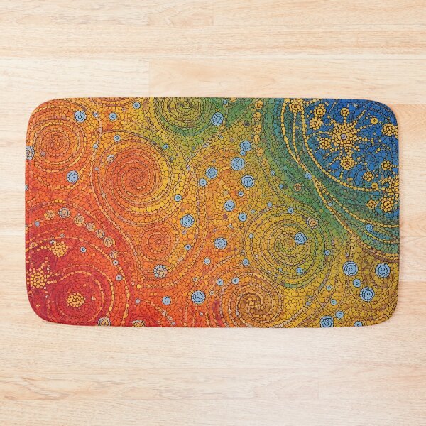 Item preview, Aboriginal Inspired Dot Art - Swirls of Lava and Water designed and sold by GrinGalore.