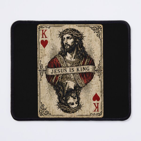 Item preview, Jesus King of Hearts Religious Faith Design designed and sold by Marblaes00.
