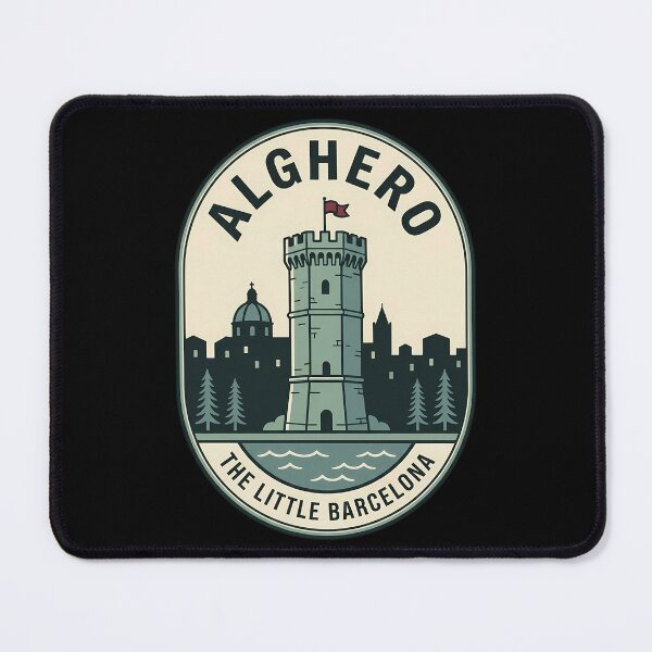 Item preview, Alghero Sardinia Little Barcelona Vintage Travel Emblem designed and sold by k3rstman1.