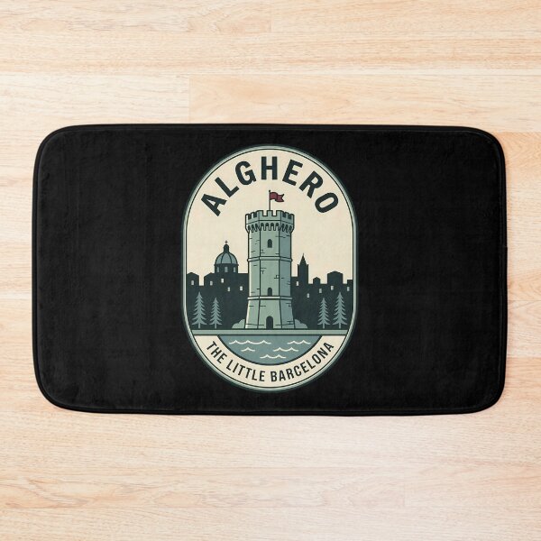 Item preview, Alghero Sardinia Little Barcelona Vintage Travel Emblem designed and sold by k3rstman1.