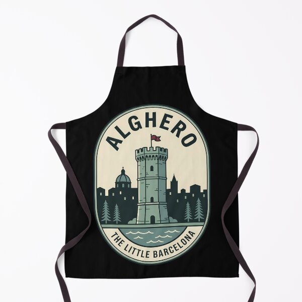 Item preview, Alghero Sardinia Little Barcelona Vintage Travel Emblem designed and sold by k3rstman1.