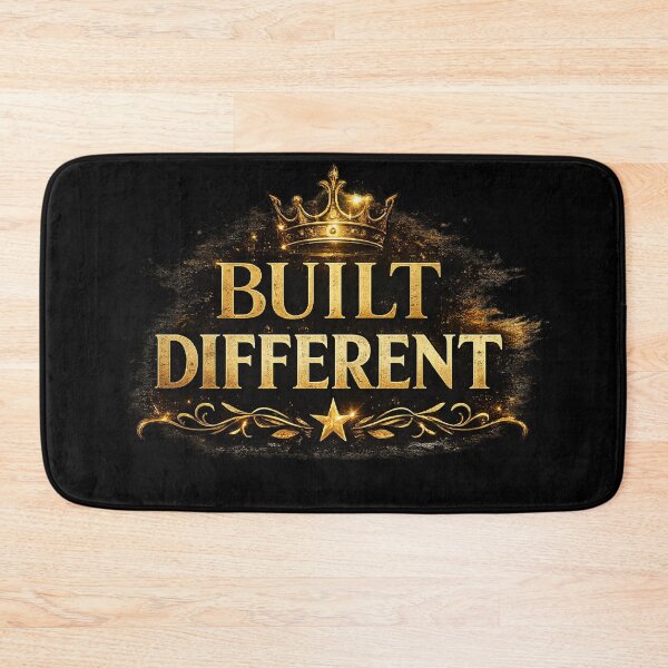 Item preview, Built Different Gold Crown – Premium Motivational Typography | Luxury Statement Design designed and sold by littlestore.