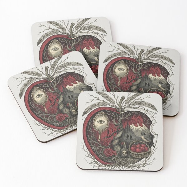 Item preview, Poison Apple Dark Fairytale Collage designed and sold by Reverie & Roses.