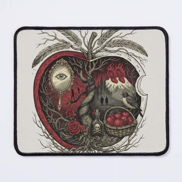 Item preview, Poison Apple Dark Fairytale Collage designed and sold by Reverie & Roses.