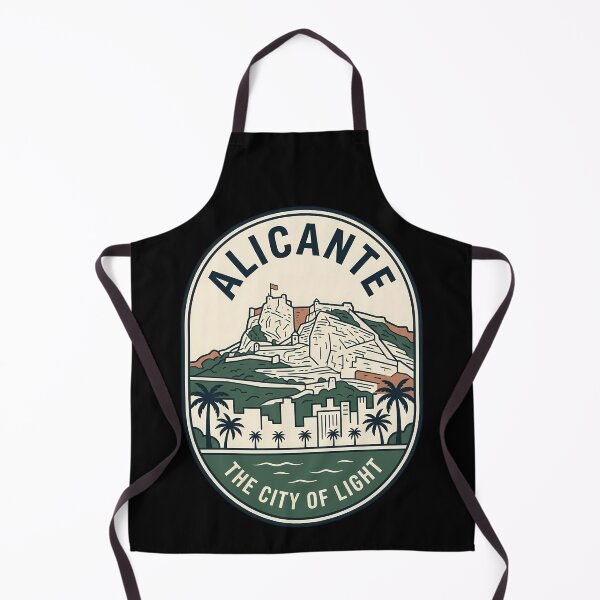 Item preview, Alicante Spain Vintage Travel Emblem Santa Barbara Castle designed and sold by k3rstman1.