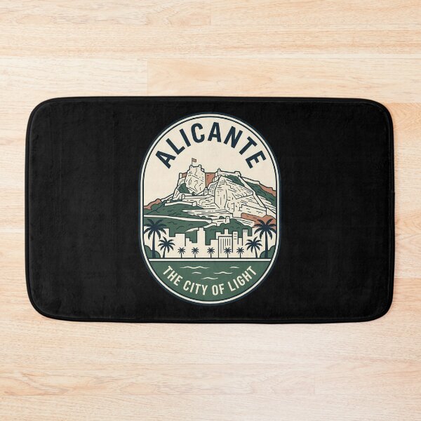 Item preview, Alicante Spain Vintage Travel Emblem Santa Barbara Castle designed and sold by k3rstman1.
