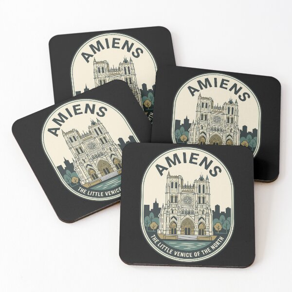 Item preview, Amiens France Cathedral Vintage Travel Emblem designed and sold by k3rstman1.