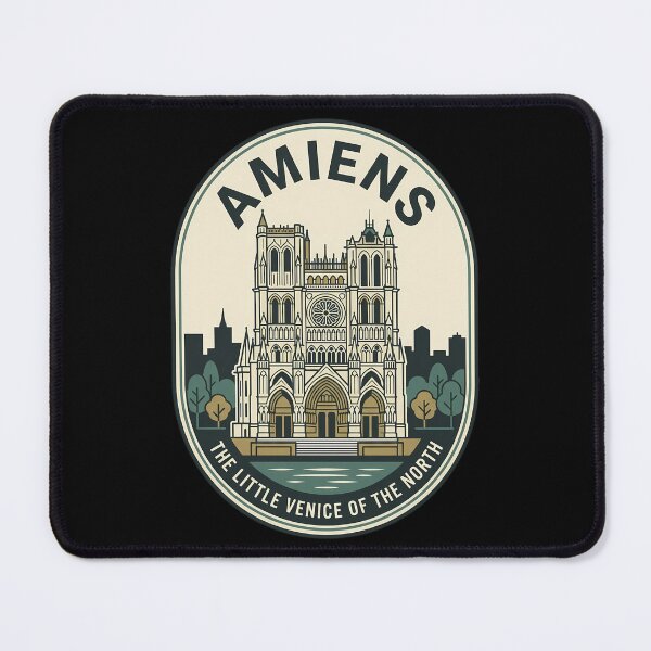 Item preview, Amiens France Cathedral Vintage Travel Emblem designed and sold by k3rstman1.