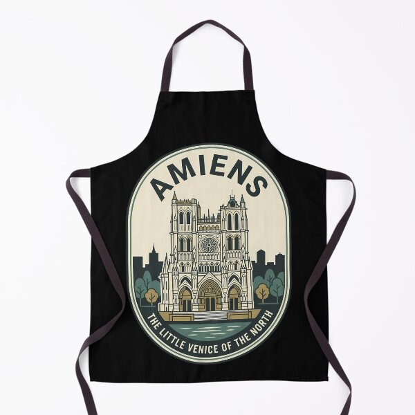 Item preview, Amiens France Cathedral Vintage Travel Emblem designed and sold by k3rstman1.