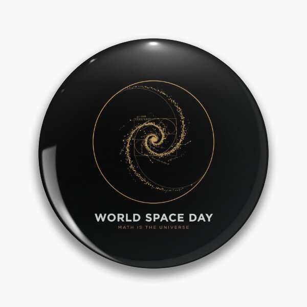 Item preview, World Space Day — Math Is The Universe Golden Ratio Galaxy Spiral T-Shirt V4 designed and sold by DarylWelsh2024.