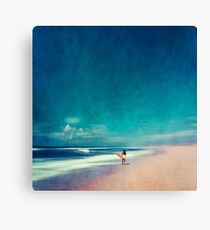 Summer Days - Going Surfing Canvas Print
