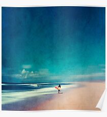 Summer Days - Going Surfing Poster