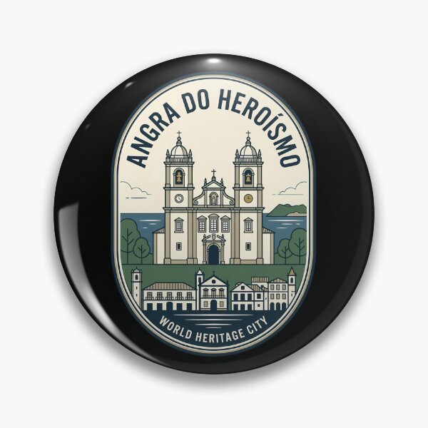 Item preview, Angra Do Heroismo Vintage Travel Emblem Azores designed and sold by k3rstman1.