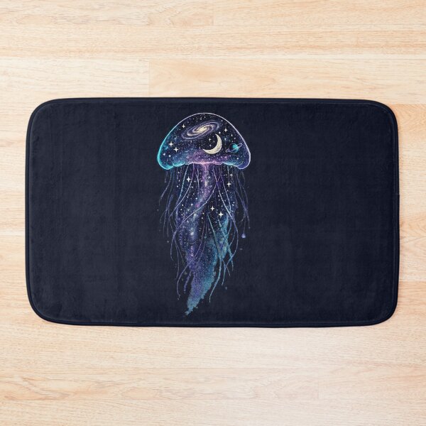 Item preview, Drifting Through the Universe Cosmic Jellyfish - Galaxy Celestial Space Art designed and sold by NinaVibeStudio.