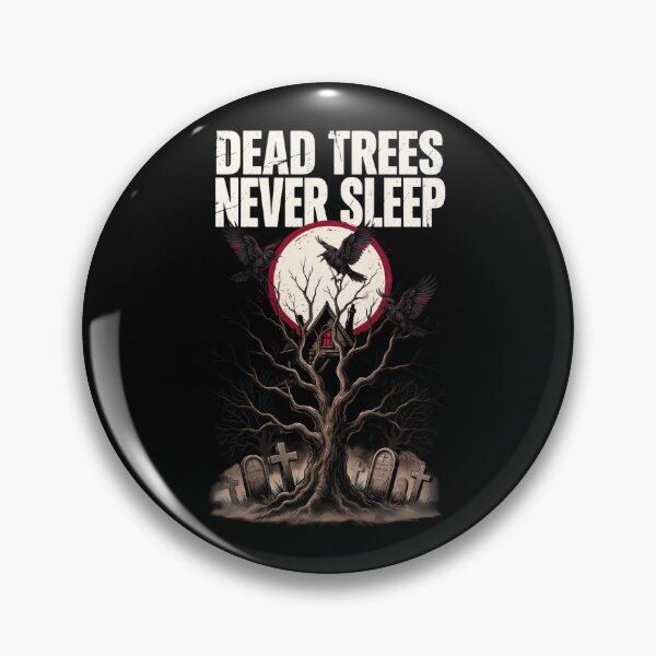 Item preview, Dead Trees Never Sleep, Halloween Haunted House Graveyard Vintage Horror 80s designed and sold by CryptReel.